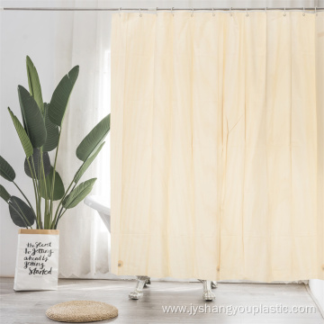 Wholesale good quality plain color shower curtain